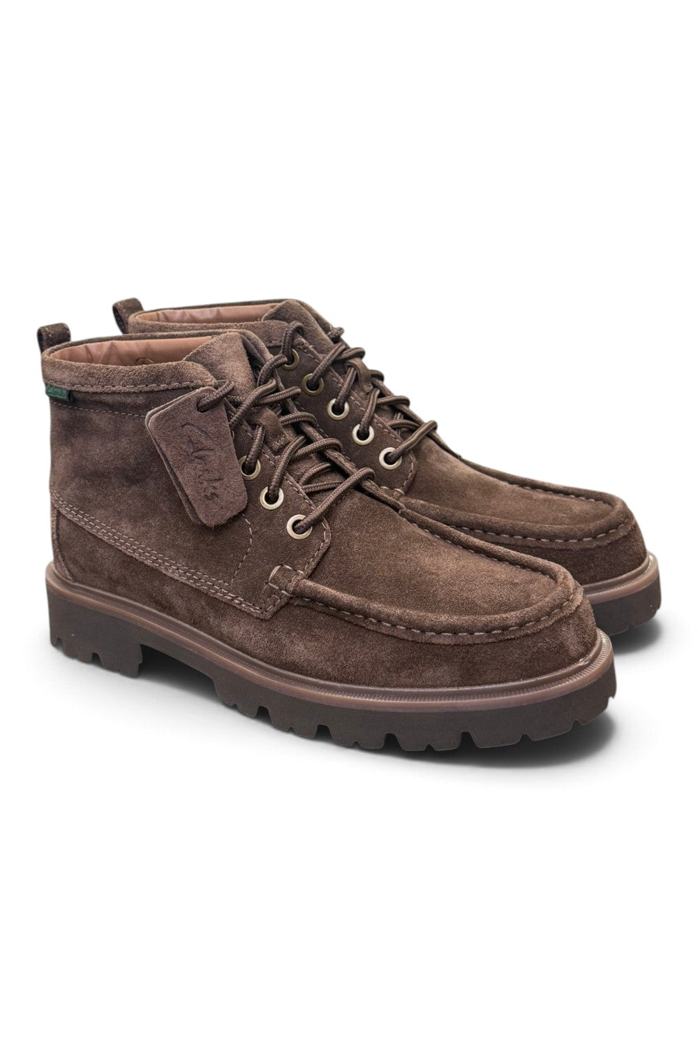 Polacco Clarks Cleyhill Hi barca suede dark brown 