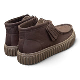 Polacco Clarks Torhill Hi dark brown pelle 