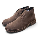 Polacco Clarks Berwick suede dark brown 