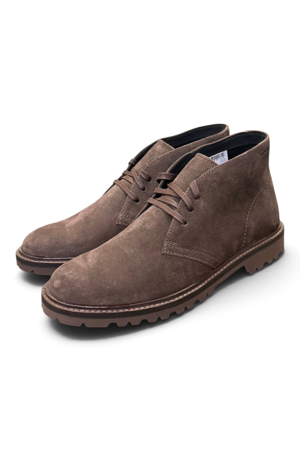 Polacco Clarks Berwick suede dark brown 