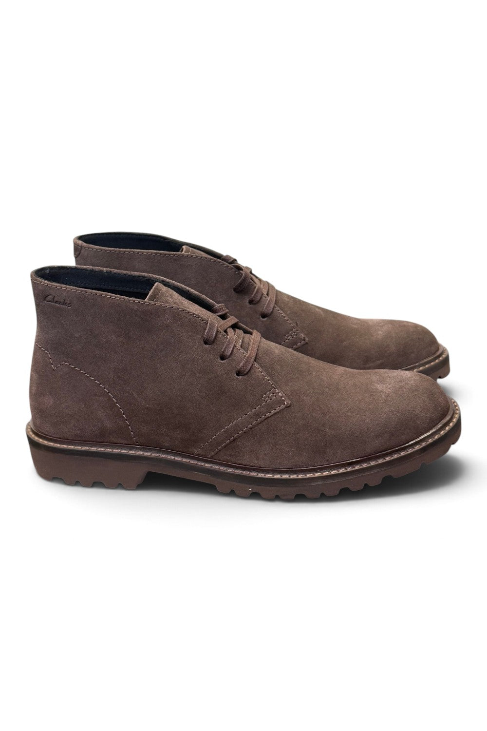 Polacco Clarks Berwick suede dark brown 