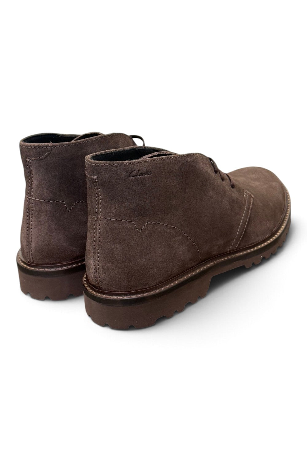 Polacco Clarks Berwick suede dark brown 