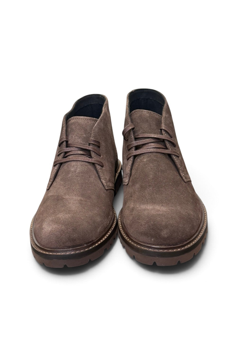 Polacco Clarks Berwick suede dark brown 