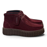 Polacco donna Clarks Torhill Lace Hi suede bordeaux 
