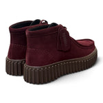 Polacco donna Clarks Torhill Lace Hi suede bordeaux 