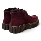 Polacco donna Clarks Torhill Lace Hi suede bordeaux 