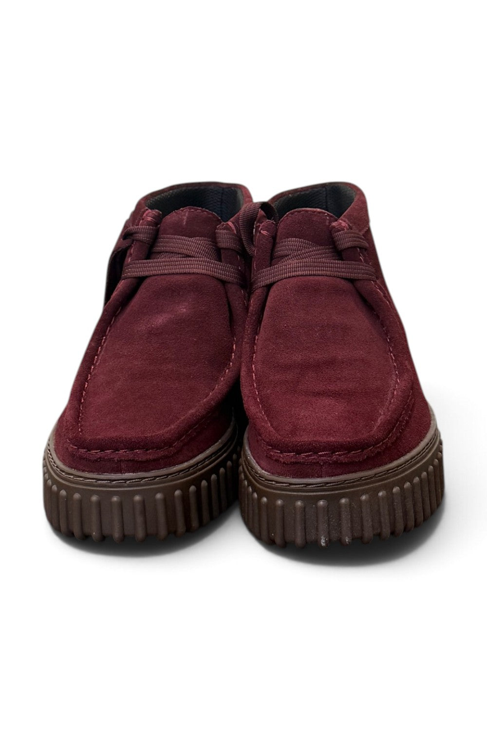 Polacco donna Clarks Torhill Lace Hi suede bordeaux 