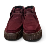Polacco donna Clarks Torhill Lace Hi suede bordeaux 