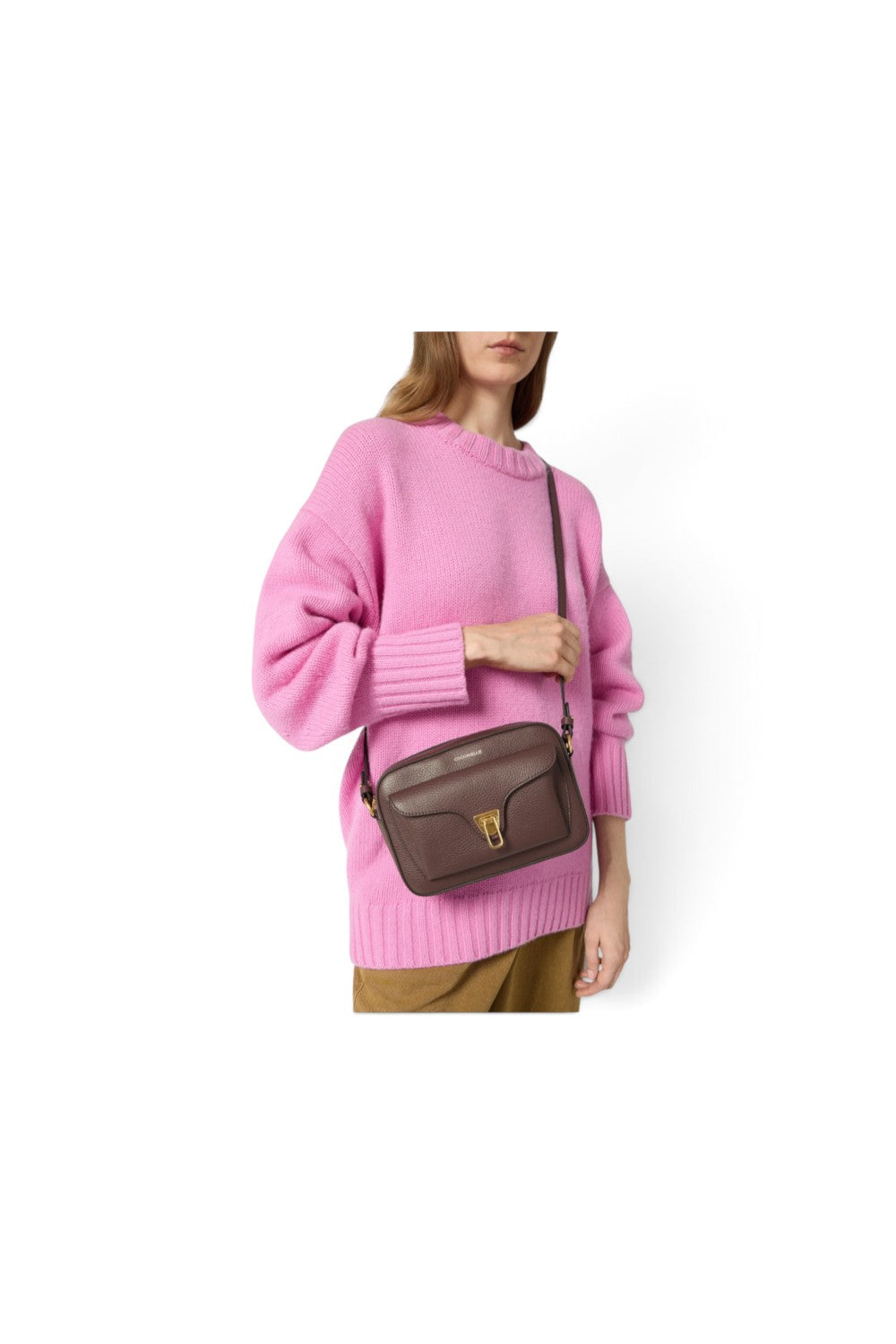 Borsa donna camera case Coccinelle Beat Soft berry 