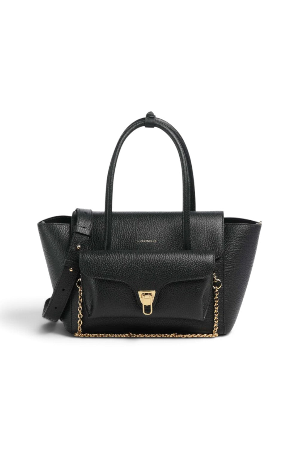 Borsa donna Coccinelle Double Beat nera 