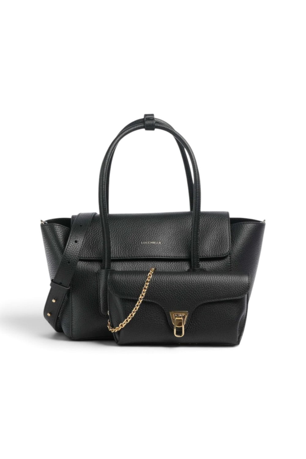Borsa donna Coccinelle Double Beat nera 