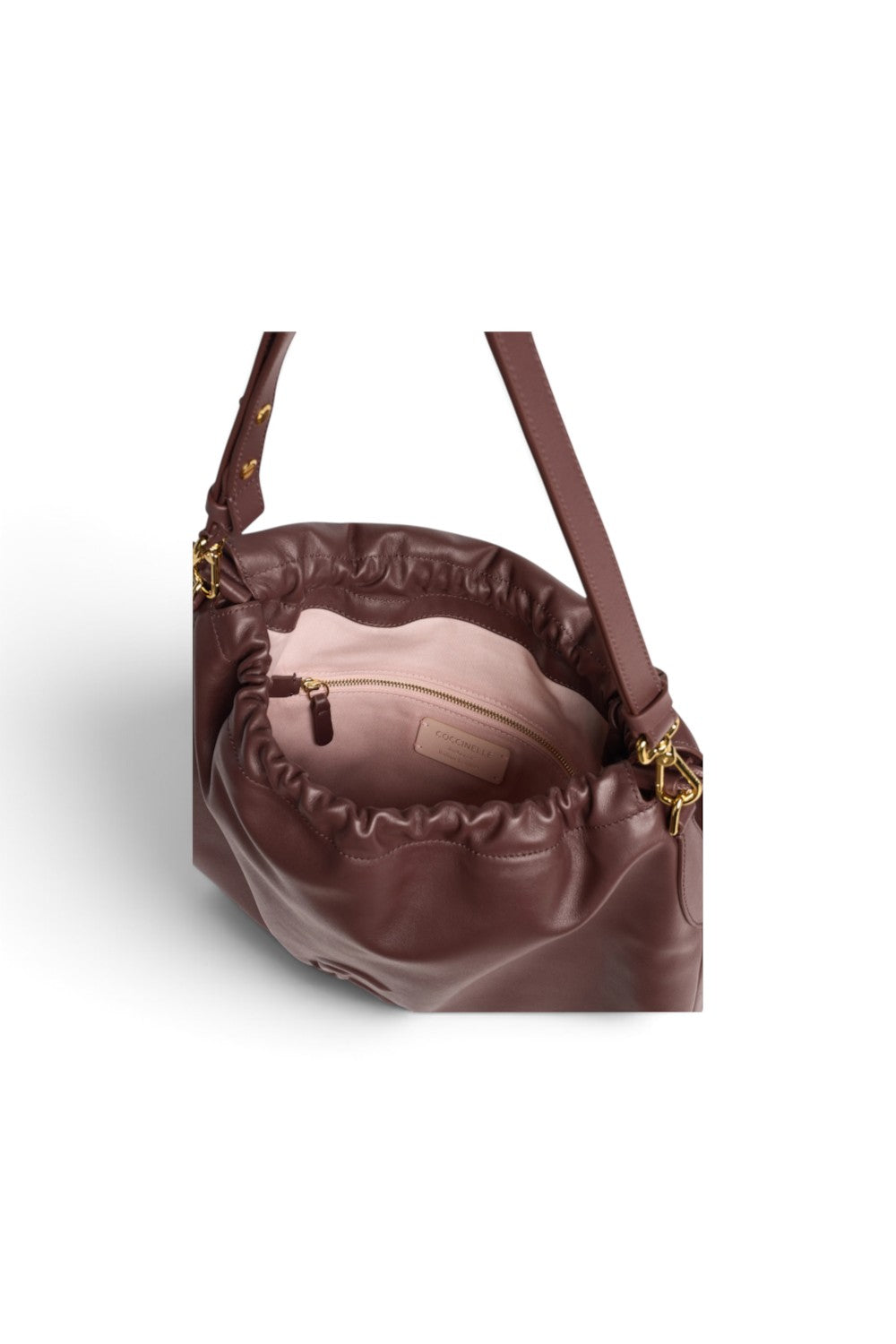 Borsa donna Coccinelle Lidia pelle berry 