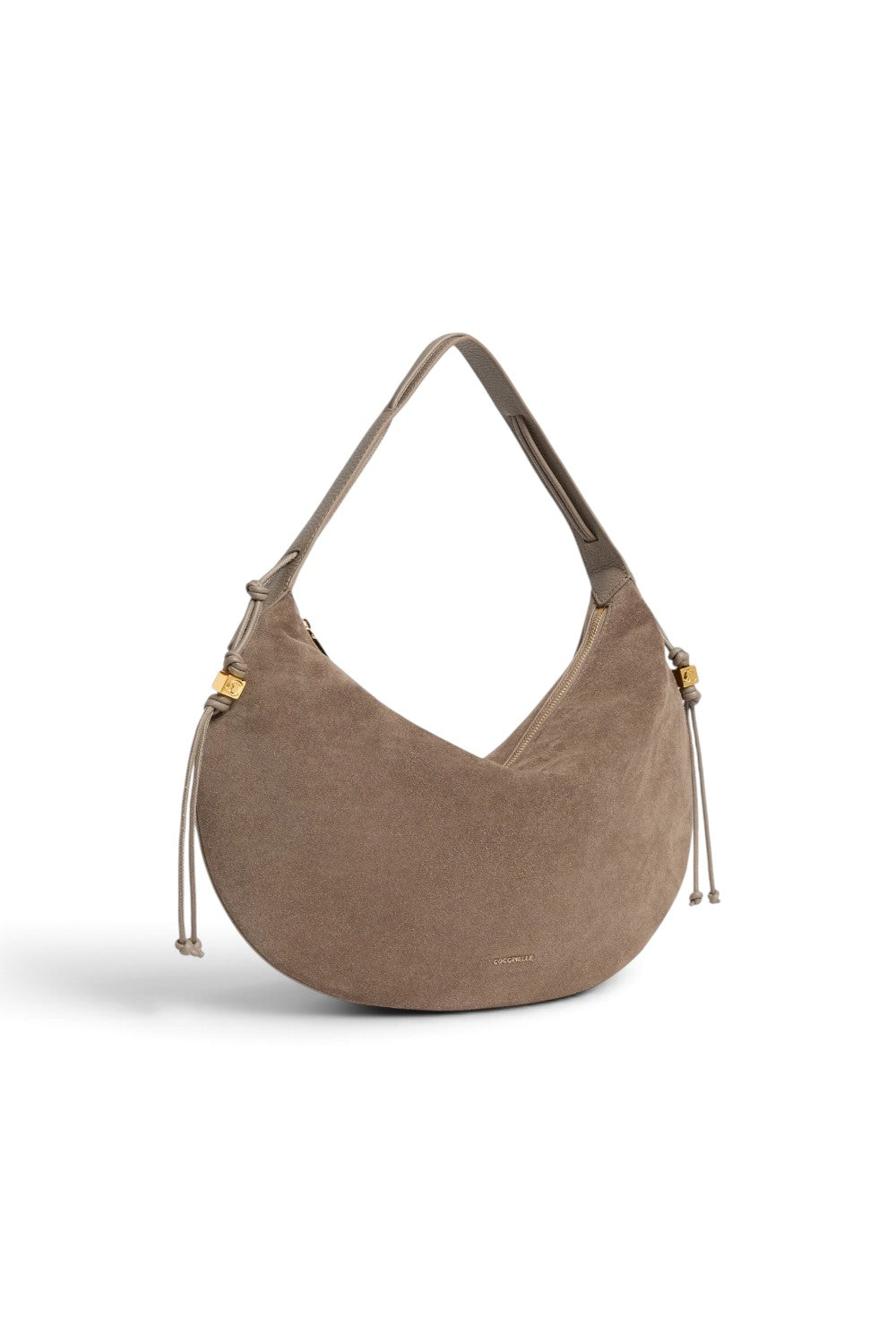 Borsa donna Coccinelle Thess suede taupe 