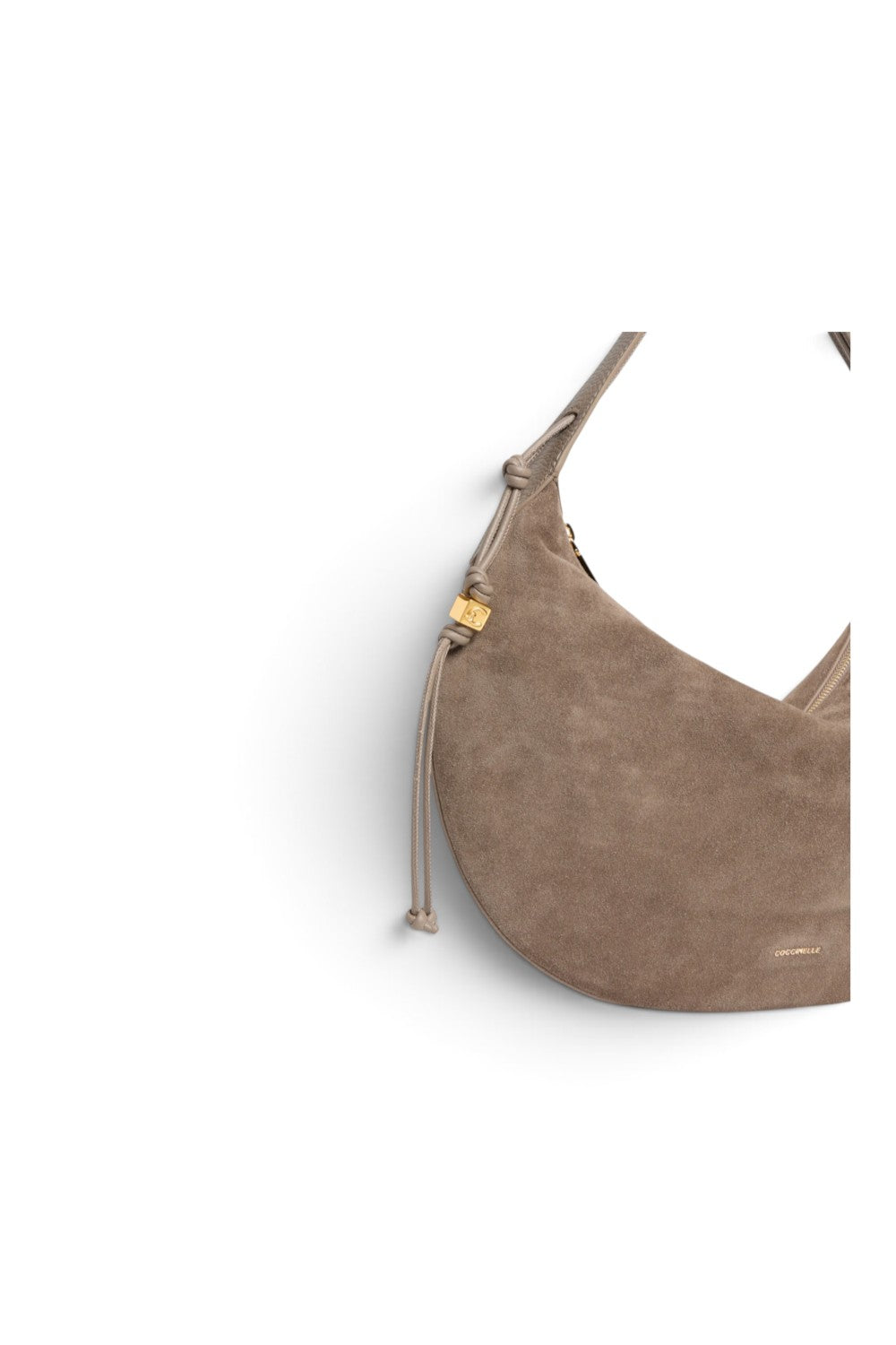 Borsa donna Coccinelle Thess suede taupe 