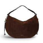 Borsa donna Coccinelle Thess suede brunette 