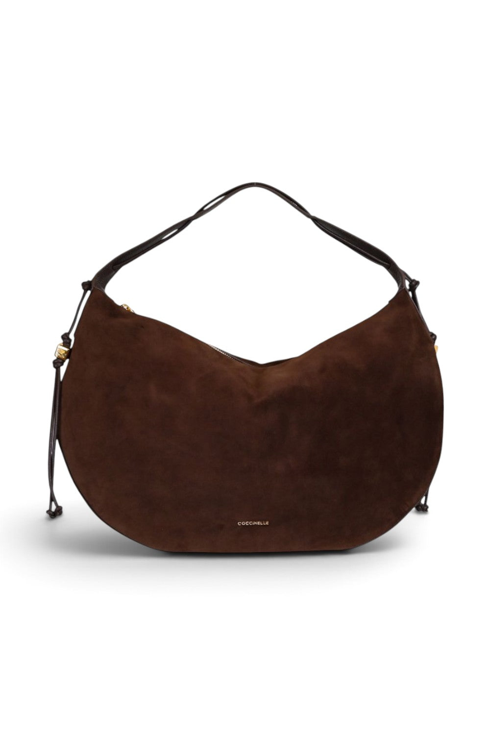 Borsa donna Coccinelle Thess suede brunette 
