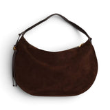 Borsa donna Coccinelle Thess suede brunette 
