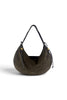 Borsa donna Coccinelle Thess suede fango