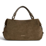 Borsa donna Coccinelle Lizzie suede fango 