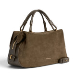 Borsa donna Coccinelle Lizzie suede fango 