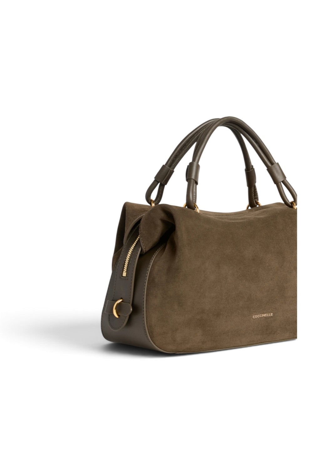 Borsa donna Coccinelle Lizzie suede fango 