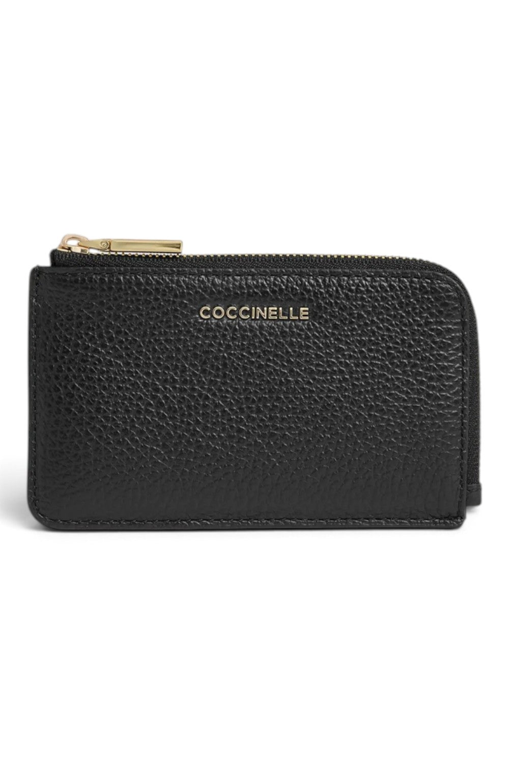 P.foglio mini zip Coccinelle nero 