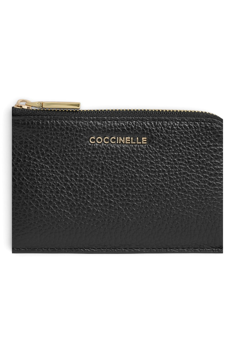 P.foglio mini zip Coccinelle nero 