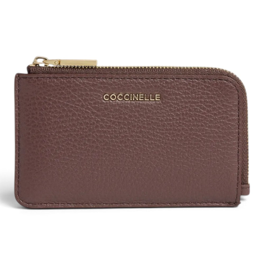 P.foglio mini zip Coccinelle berry 