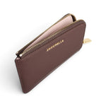 P.foglio mini zip Coccinelle berry 