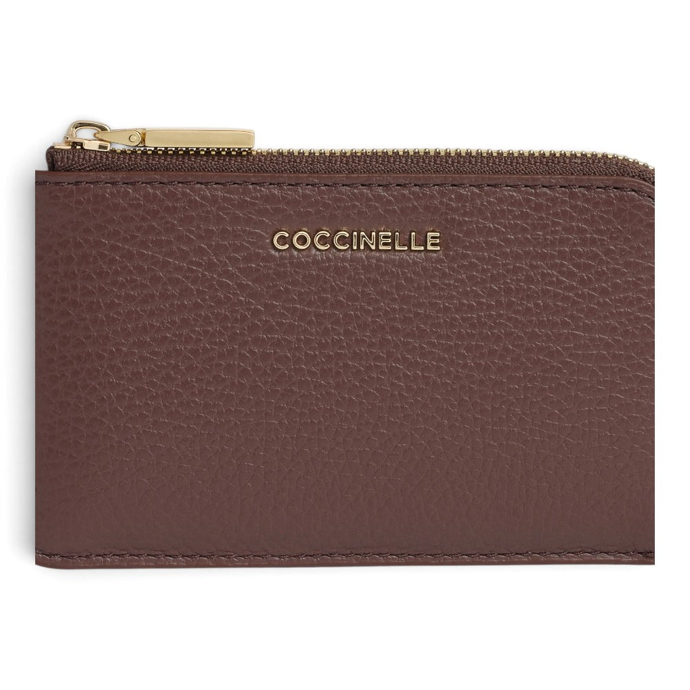 P.foglio mini zip Coccinelle berry 