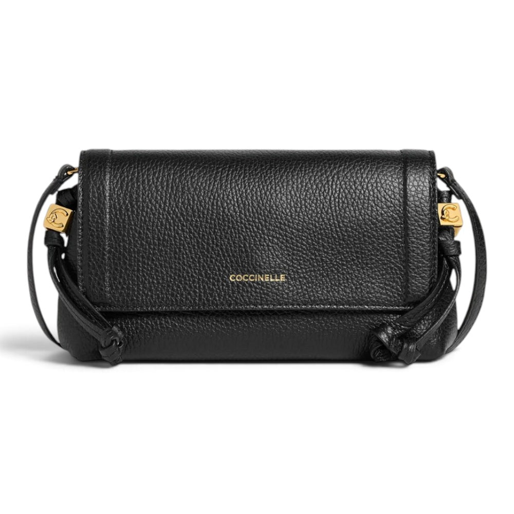 Borsa donna Coccinelle  Thess pelle nera 