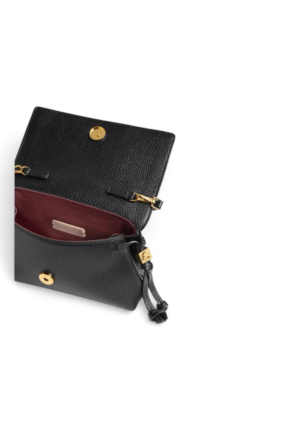 Borsa donna Coccinelle  Thess pelle nera 