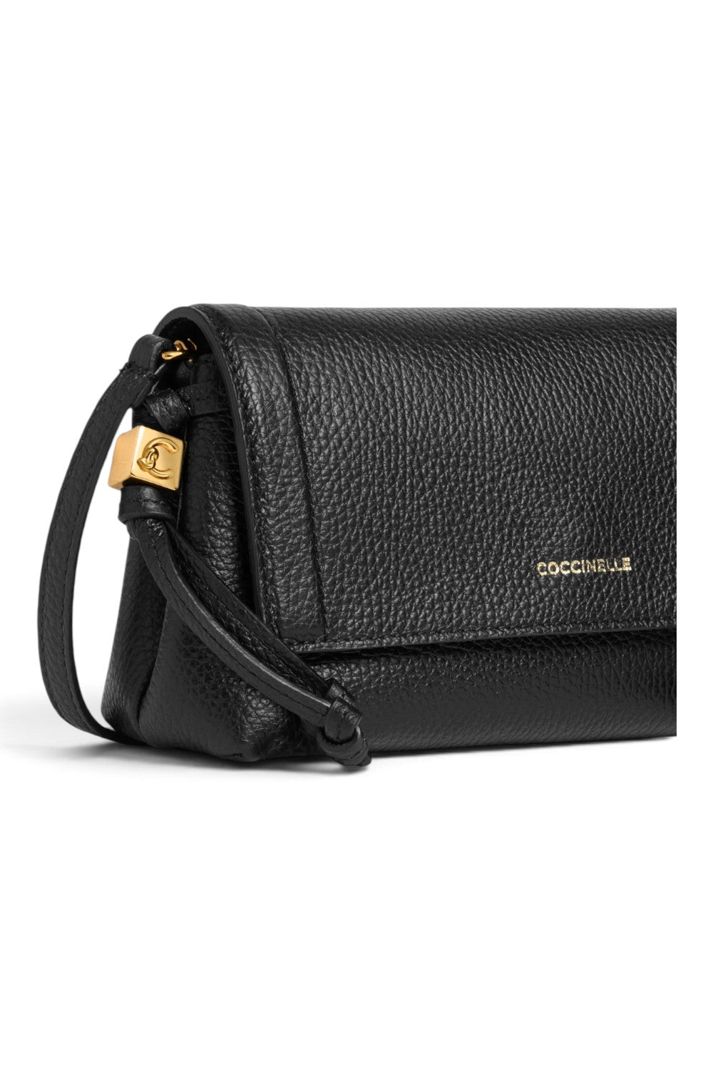 Borsa donna Coccinelle  Thess pelle nera 
