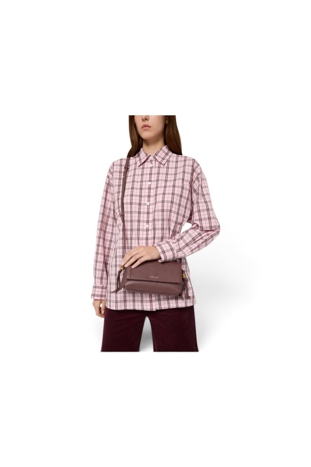 Borsa donna Coccinelle  Thess pelle berry 