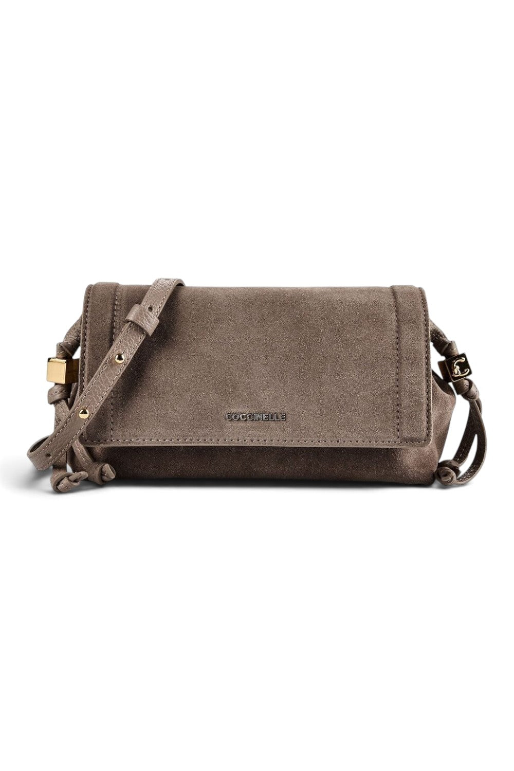 Borsa donna Coccinelle  Thess suede taupe 