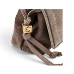 Borsa donna Coccinelle  Thess suede taupe 