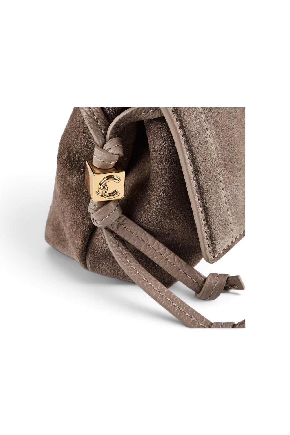 Borsa donna Coccinelle  Thess suede taupe 