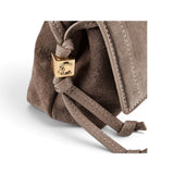 Borsa donna Coccinelle  Thess suede taupe 