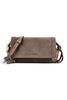 Borsa donna Coccinelle  Thess suede taupe