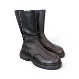 Stivale donna 3/4 Copenaghen studios pelle nera<BR/> 