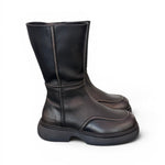 Stivale donna 3/4 Copenaghen studios pelle nera<BR/> 