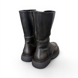 Stivale donna 3/4 Copenaghen studios pelle nera<BR/> 