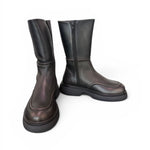 Stivale donna 3/4 Copenaghen studios pelle nera<BR/> 