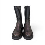 Stivale donna 3/4 Copenaghen studios pelle nera<BR/> 