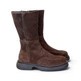 Stivale Donna 3/4 Copenaghen Studios camoscio testa di moro<BR/> 
