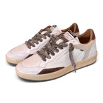 Sneaker uomo Crime London Chelsea cool white brown 