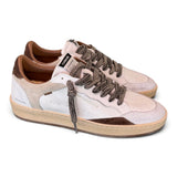 Sneaker uomo Crime London Chelsea cool white brown 