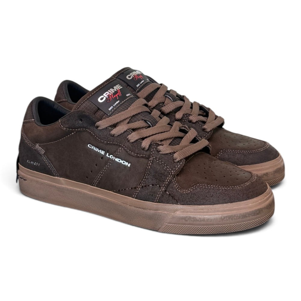 Sneaker uomo Crime London Playoff suede moro 