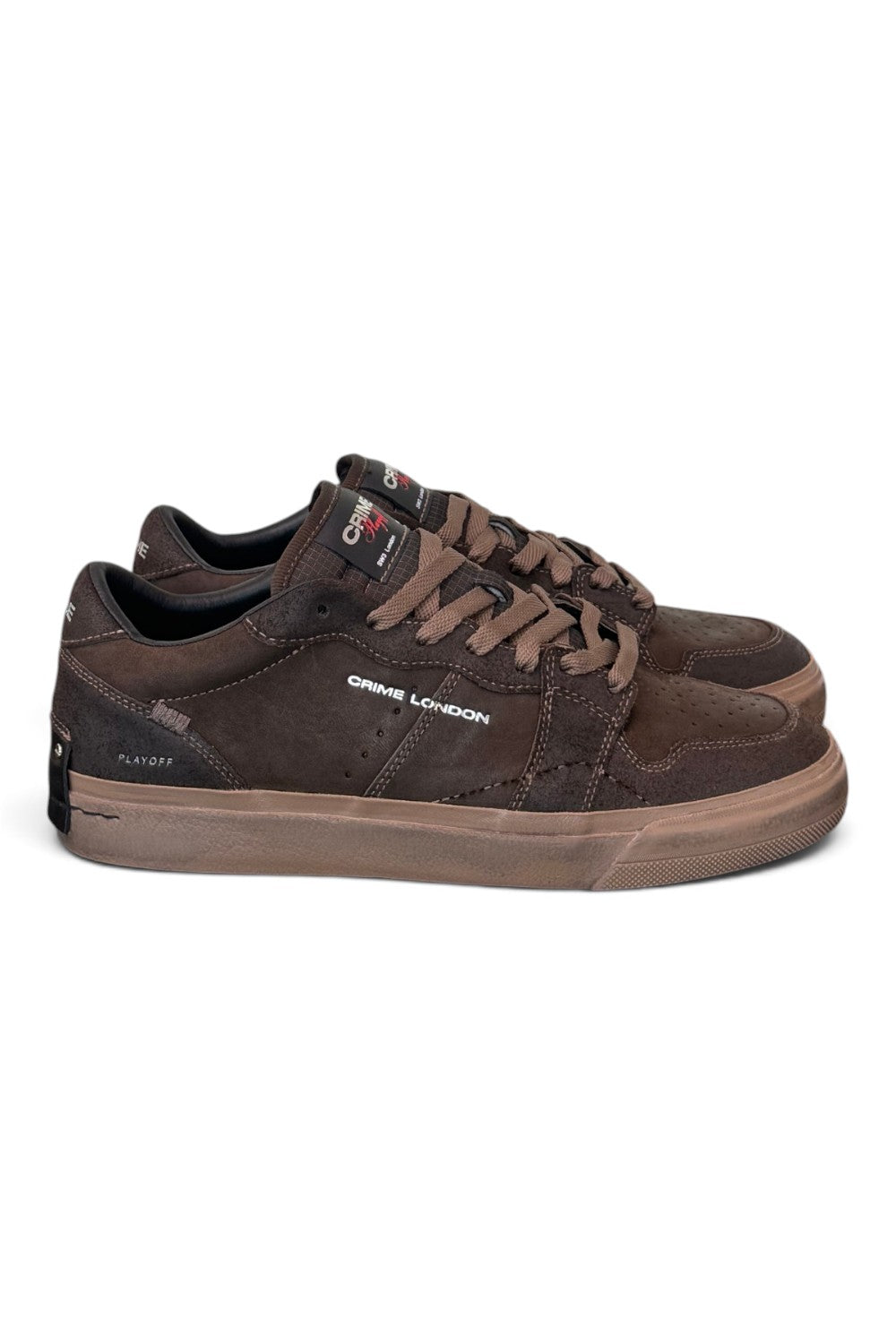 Sneaker uomo Crime London Playoff suede moro 