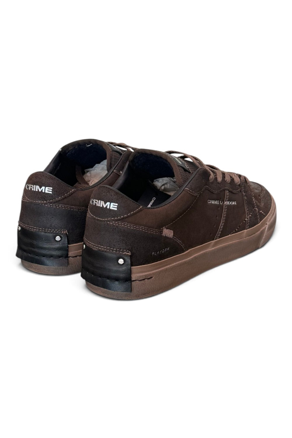 Sneaker uomo Crime London Playoff suede moro 
